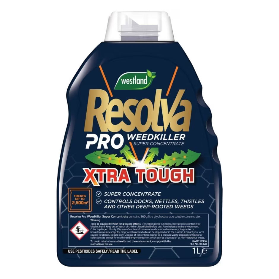 Resolva Pro Xtra Tough Super Concentrate Weedkiller 1L