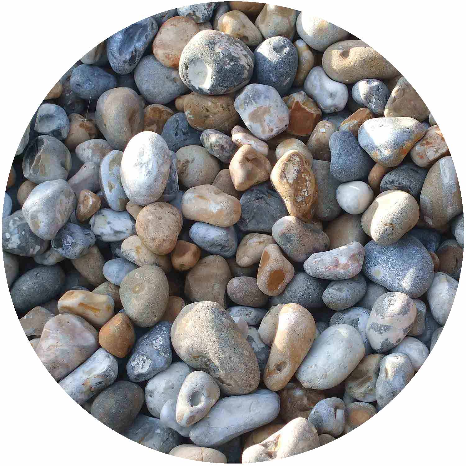 Round Pebble 40mm Bulk Bag