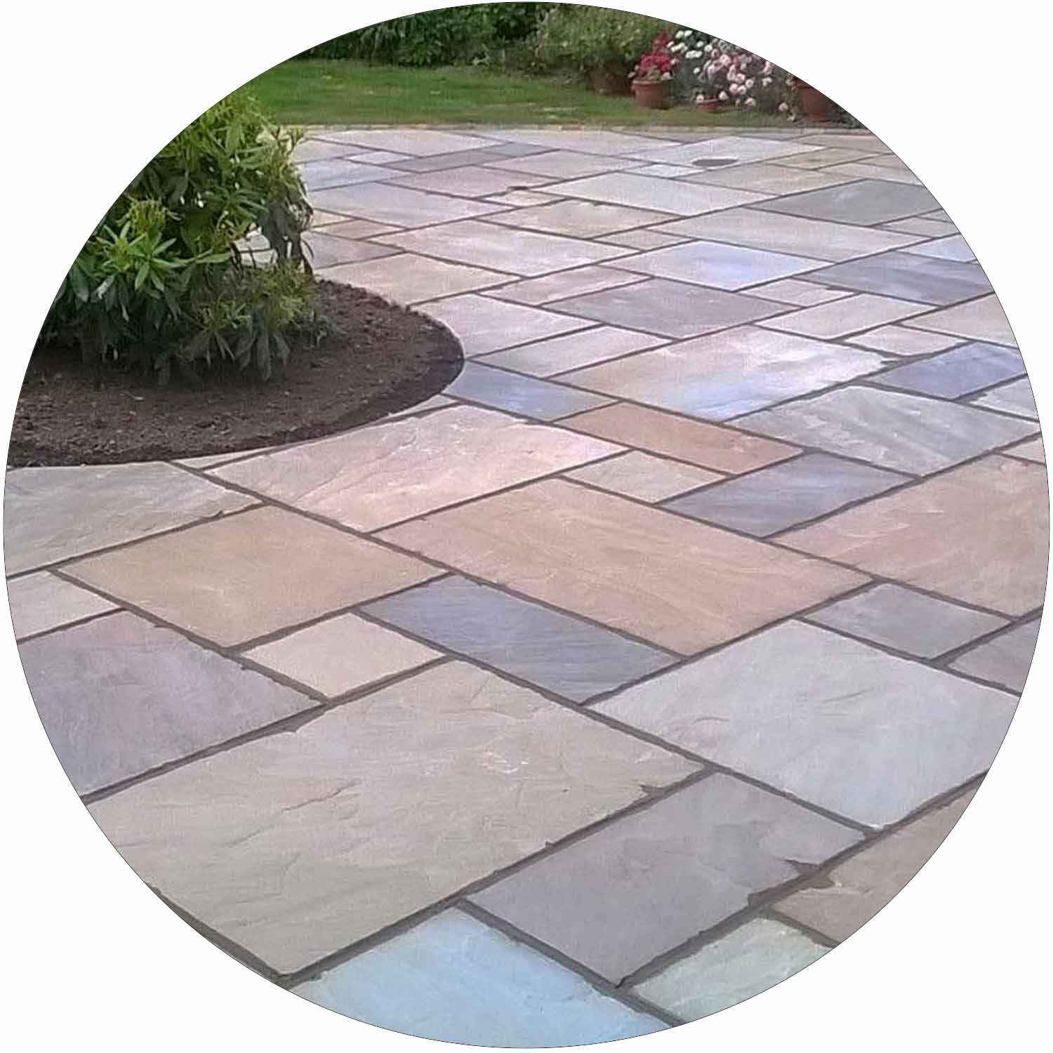 Raveena Sandstone Paving per mtr