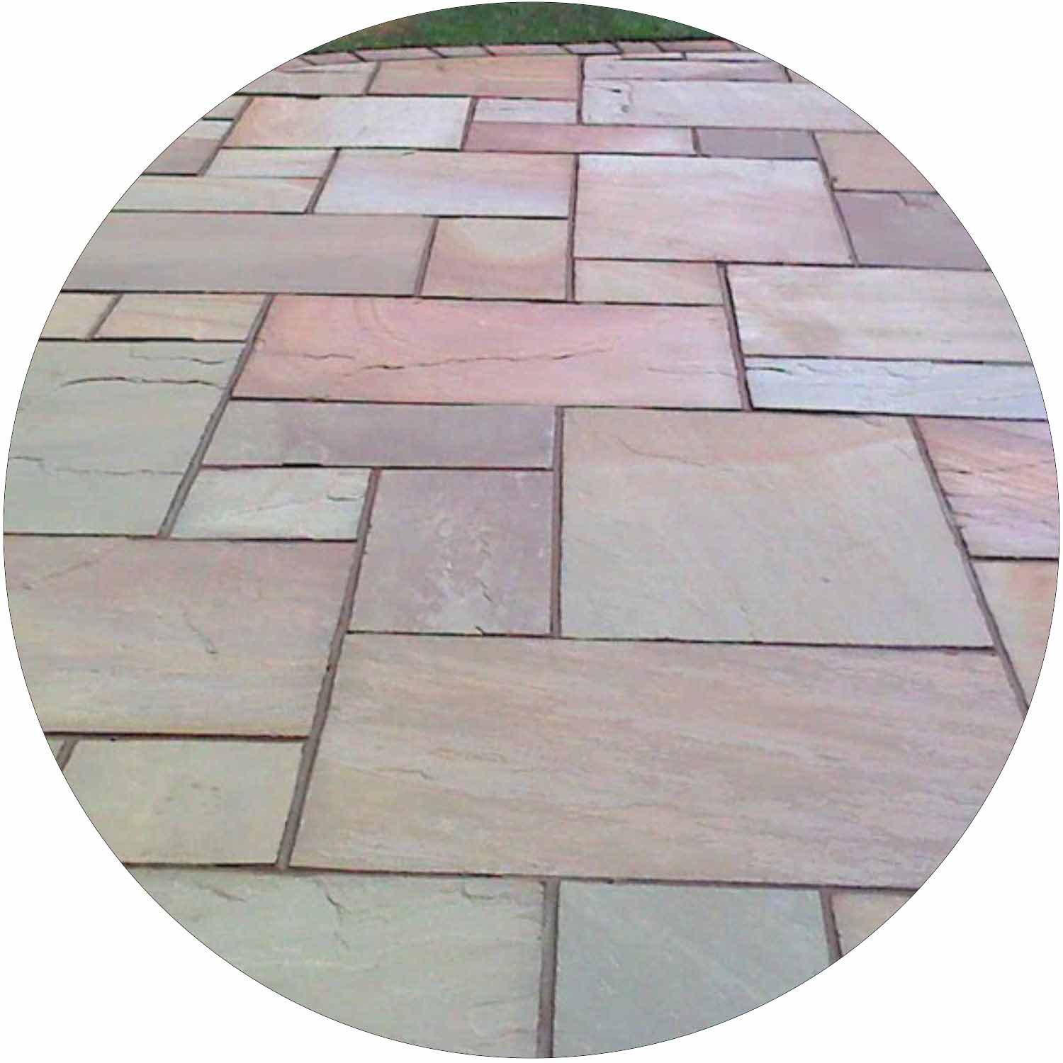 Raveena Sandstone Paving per mtr