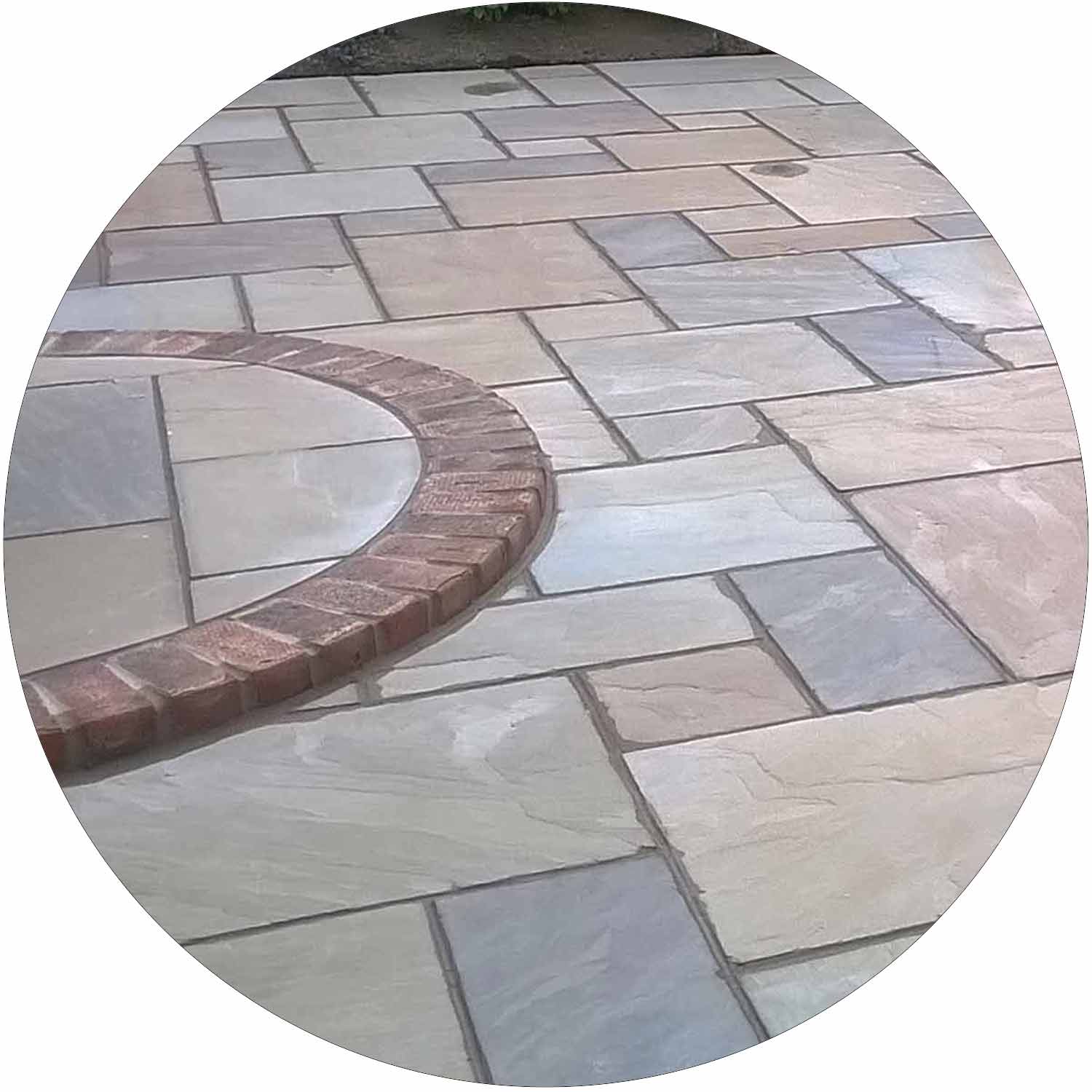 Raveena Sandstone Paving per mtr